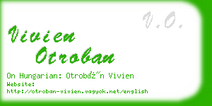 vivien otroban business card